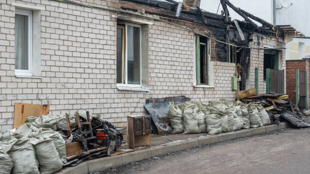 Professional Fire Damage Removal technician working in Great Falls, VA